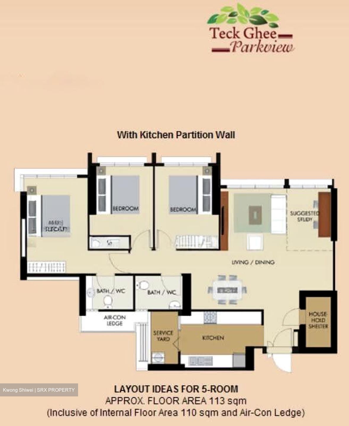 Blk 455A Teck Ghee Parkview (Ang Mo Kio), HDB 5 Rooms #613259371